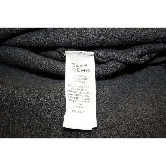 Tahari Dark Gray Mock Neck Sweater - Picture 6 of 9